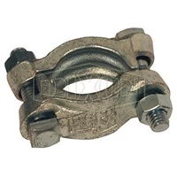 Double bolt clamp without sadle